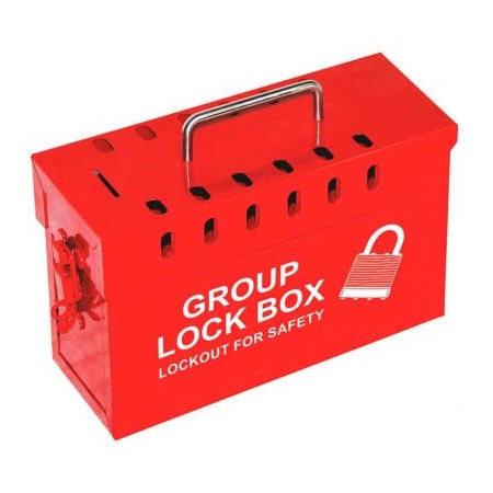 Zing ZING Red Group Lock Box,  7299R-UN